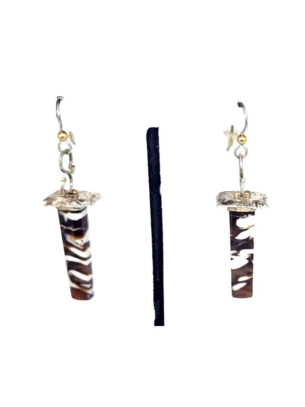Earring Australian Peanutwood Earrings Silver 9.4 Gr Silver Hooks 925 Silver 45m